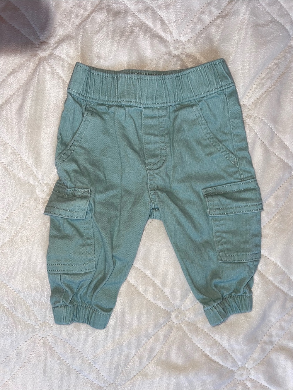 Baby Boy Garanimals Sage Green Cargo Jogger Pants